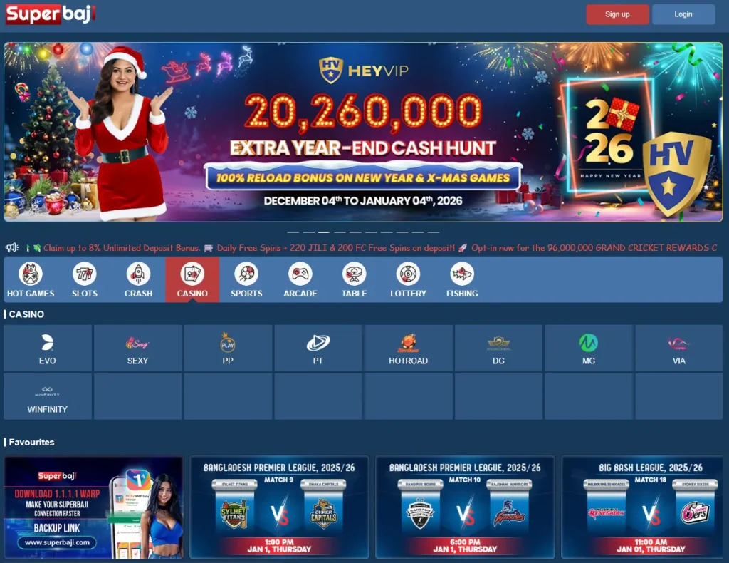 SuperBaji Casino Games