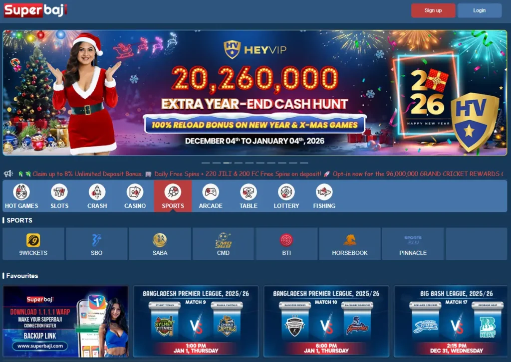 Sports Betting on SuperBaji 